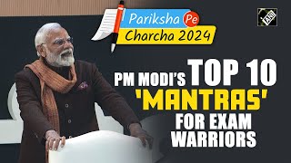 Pariksha Pe Charcha 2024 PM Modi’s top10 mantras for students parents teachers at Bharat Mandapam [upl. by Nylzaj]