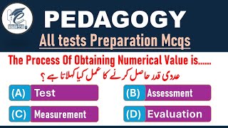 Most Important Pedagogy Mcqs for fpsc ECT TNA  trending education [upl. by Adnar]