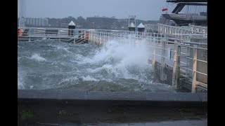 VRErlebnis Sturm und Hochwasser in Kiel 20102023 VR180 3D [upl. by Nosro]