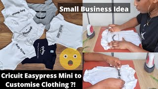 How To DIY Baby Onesies w cricuit easypress mini [upl. by Aylat]