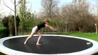 Tumbling tutorial How to do a side aerial cartwheel without hands [upl. by Selwyn386]