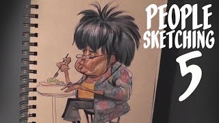 How to get GOOD as an artist  People Sketching  episode 5 [upl. by Hametaf]