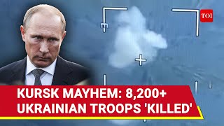 8200 Troops 76 Tanks Ukrainians Burn In Putins Kursk Mayhem  Russia Foils Attack On Moscow [upl. by Alyaj]