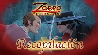 1 Hora RECOPILACIÓN  Las Crónicas del Zorro  Capítulo 22  24  Dibujos de super héroes [upl. by Alemaj311]