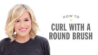 Drybar DIY How to Curl with a Round Brush [upl. by Cyndi]