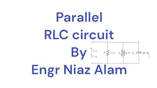 Parallel RLC circuit  Complex parallel RLC circuit  Impedance parallel RLC circuit [upl. by Zachariah33]