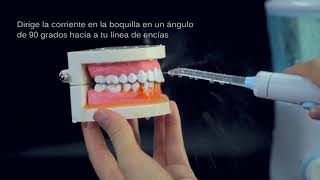 ¿Cómo utilizar el irrigador dental de Apiker FC169 Español [upl. by Enalda]