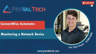 ConnectWise Automate Monitoring a Network Device [upl. by Leinnad]