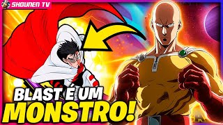 Saitama finalmente vê o verdadeiro poder de Blast  One Punch Man Capítulo 202  203 [upl. by Emilio629]