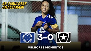 Cruzeiro 3 x 0 Botafogo  Melhores Momentos  Brasileirão Feminino A1 2024 [upl. by Akiria]