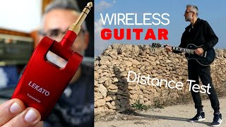 Wireless System Guitar Review Distance Test LEKATO  Full Review [upl. by Anot]