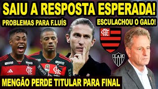 SAIU A RESPOSTA PARA O FLAMENGO E ATLÉTICO TITULAR DO MENGÃO FORA DA FINAL LANDIM ESCULACHOU GALO [upl. by Nyleahs]