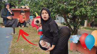 DRAMA AKSA DAN IBU HAMIL TIUP BALON SAMPE BUNCIT😱  HAMIL DI PERUT DAN HAMIL DI PUNGGUNG❗ [upl. by Naloj134]