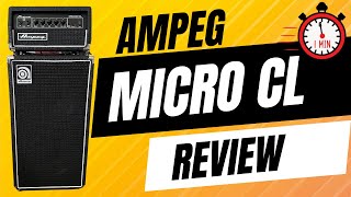 Ampeg Micro CL Bass Amp Review  The BEST Amp For Me [upl. by Yllop181]