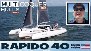 RAPIDO 40 Trimaran  Boat Review Teaser  Multihulls World [upl. by Alejandra175]