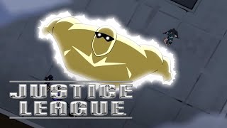 Amazo se convierte en Gold Amazo  Justice League mp4 [upl. by Rehsa]