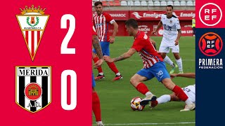 Resumen PrimeraFederación  Algeciras CF 20 AD Mérida  Jornada 4 Grupo 2 [upl. by Trisha]