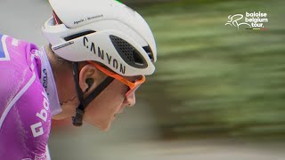 Baloise Belgium Tour van der Poel wint koninginnenrit na solo van 36km sterke Thibau Nys tweede [upl. by Atteyek]