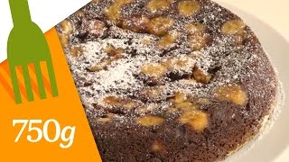 Recette de Gâteau chocolatbanane  750g [upl. by Virginie815]