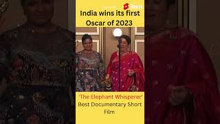 The Elephant Whisperer from India wins Oscar  Best Documentary Short Film [upl. by Fanchet]