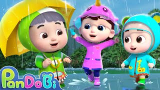 Its Raining  Dress for the Rain  More Nursery Rhymes amp Kids Songs  Pandobi [upl. by Annaujat]