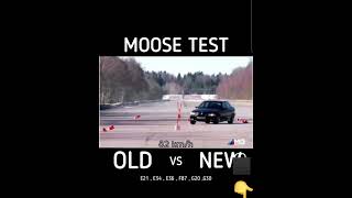 Moose Test BMW old vs new bmw car moosetest [upl. by Ranger]