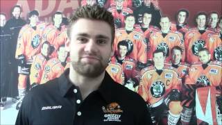 Gerrit Fauser im ersten Interview beim EHC [upl. by Ecirtal]