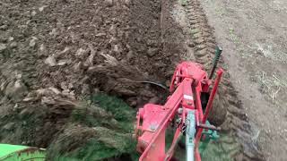 Deutz DX 85 plowing [upl. by Three]