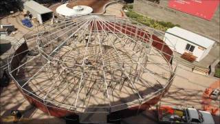 Construction of The Famous Spiegeltent [upl. by Ataynik]