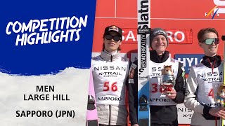 Prevc ends his 4year World Cup drought in Sapporo  FIS Ski Jumping World Cup 2324 [upl. by Inail]