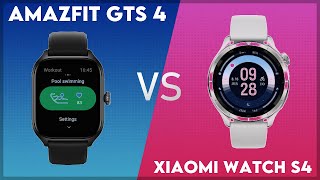 Amazfit GTS 4 vs Xiaomi Watch S4 Comparison [upl. by Aloisius]