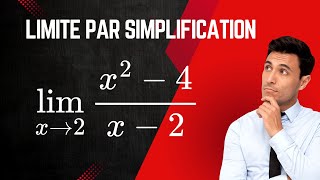 Determiner la limite dune fonction rationnelle par la simplification [upl. by Yotal]