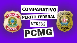 Perito Federal VERSUS Perito de Minas Gerais  Comparativo dos editais [upl. by Cirenoj]