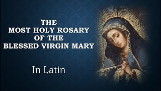 Rosary in Latin [upl. by Asyl]