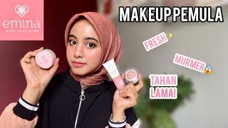 EMINA ONE BRAND MAKEUP TUTORIAL  REVIEW COCOK BUAT PEMULA [upl. by Masuh]