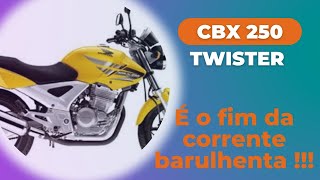 Corrente da Twister estalando como eliminar o barulho da corrente da Twister ou da CB 300 [upl. by Koh]