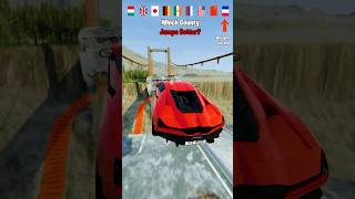 Which Country Jumps Better  usa beamng beamngdrive [upl. by Ellehcear324]