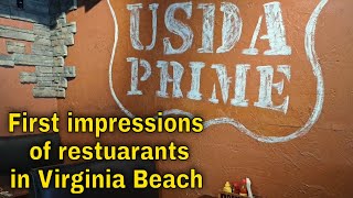 Trying out restaurants along the Virginia Beach oceanfront [upl. by Eseilana]