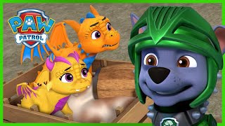 PAW Patrol Rescue Knights Save Baby Dragons and MORE  Cartoons for Kids [upl. by Sairacaz187]