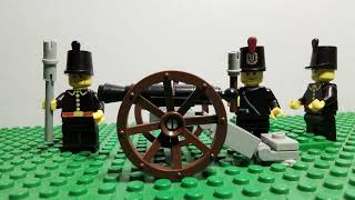 Lego Revolutionary Cannon Test Stop motion [upl. by Laktasic119]