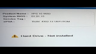 How to fix Hard disk not installed error in Dell laptop Replace a Hard disk in dell Laptop [upl. by Ashraf]