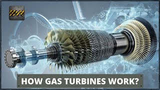 How Gas Turbines Work Detailed Video [upl. by Kilan]