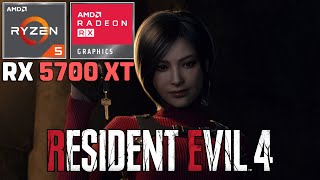 Resident Evil 4 Remake  RX 5700 XT  Ryzen 5 5600G  1080p High Settings [upl. by Aineval926]