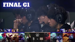 T1 vs DRX  Game 1  Grand Finals LoL Worlds 2022  DRX vs T1  G1 full game [upl. by Lebatsirhc]