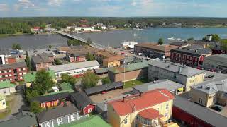 Kristiinankaupunki  Kristinestad filmed with Drone [upl. by Airdnahs840]