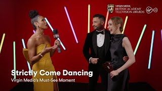 Virgin Media’s MustSee Moment winners Rose AylingEllis amp Giovanni Pernice interview  Virgin Media [upl. by Casia]