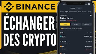 Comment Échanger Des Crypto Sur Binance 2024 [upl. by Aikym72]