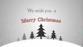 Motion Graphics  We wish you a merry Christmas [upl. by Larochelle498]