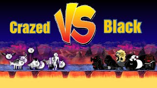 The Battle Cats Bosses War Part 6 Crazed vs Black Enemies [upl. by Stalker433]