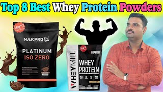 ✅ Top 8 Best Whey Protein In India 2024 With Price Protein Powder Review amp Comparison [upl. by Bresee657]